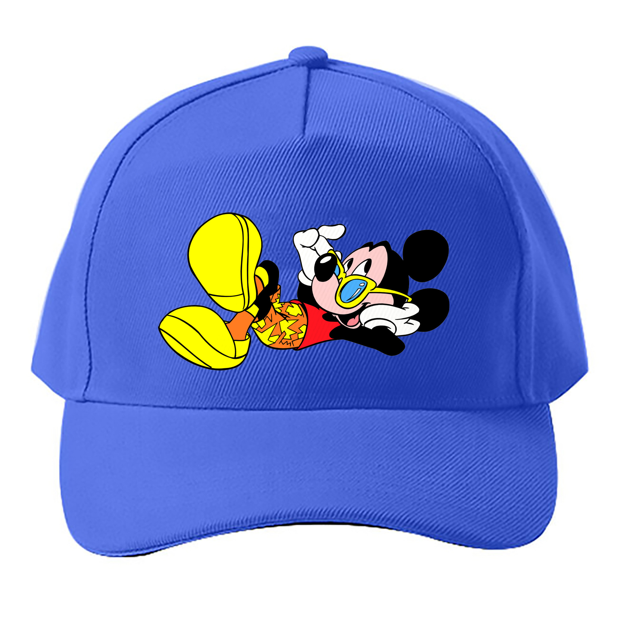 （画像用） ミッキーマウス Mickey Mouse ベースボールキャップ 綿100％ 男女兼用 帽子 スポーツ